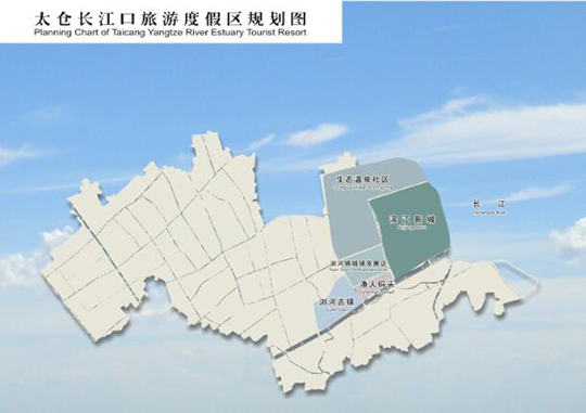 浏河镇（即长江口旅游度假区）规划图